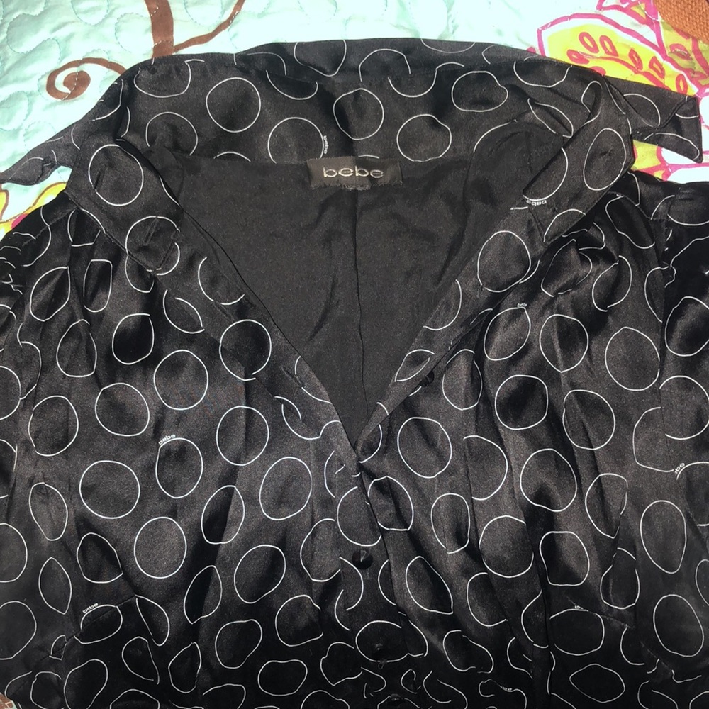 Bebe button down blouse - Picture 8 of 13